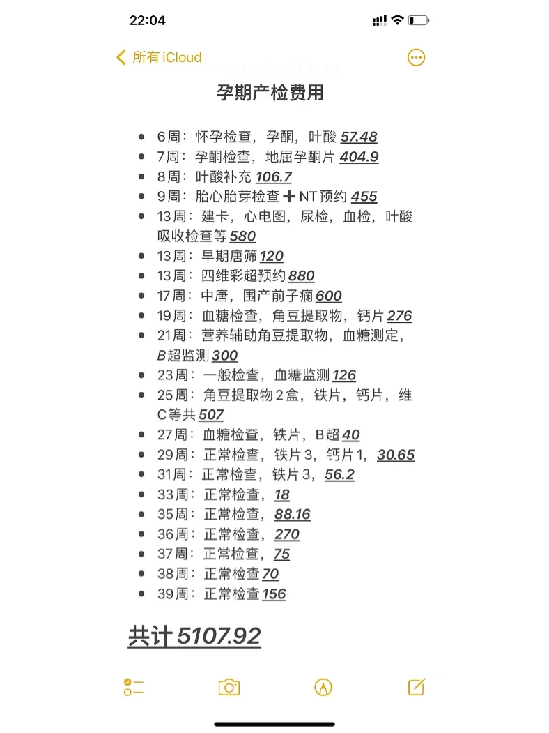 孕期产检费用清单 男宝孕期特点
